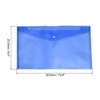 Unique Bargains Home Office Plastic Envelopes File Folders with Snap Button 12 Pcs - 2 of 4