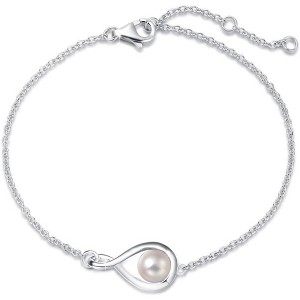 Infinity Birthstone Bracelet - 925 Sterling Silver Adjustable Chain, Fine Jewelry Gift for Women - 1 of 4