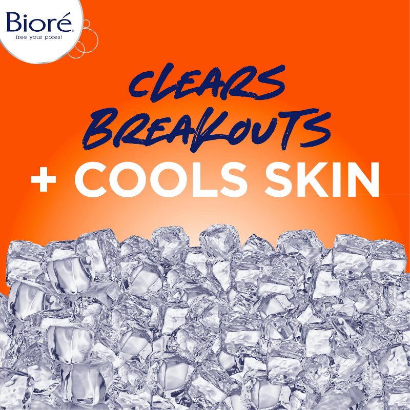 Biore Blemish Fighting Ice Cleanser, Face Wash, Clears &#38; Prevents Acne Breakouts, Salicylic Acid - Scented - 6.77 fl oz, 5 of 8