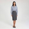 Women's Front Slit Pencil Skirt - A New Day™ - 3 of 4