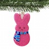 Kat + Annie 4.0 Inch Fuchsia Glittered Peep's Rabbit Ornament Bunny Spring Tree Ornaments - 3 of 4