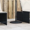 vidaXL Parasol Base Black PE (Polyethylene) and concrete 26.5 lbs - 2 of 4