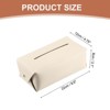 Unique Bargains Button Tissue Box Holder 1 Pc - 2 of 4