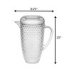 Gulches 2.5 Quarts Diamond Cut Unbreakable Plastic Water Pitcher - BPA Free, Ideal for Drinks & Juices with Lid & Spout - 2 of 4