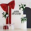 Large Red Velvet Bow 30"x18" with 40" Tails, Big Bows for Birthday Wedding Party Backdrop Decor, Christmas Tree & Wall Decoration - 4 of 4