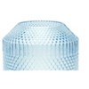 Blue Glass Vase – 8 Inch Height – Textured Diamond Accent for Table Displays By Melrose - 2 of 3