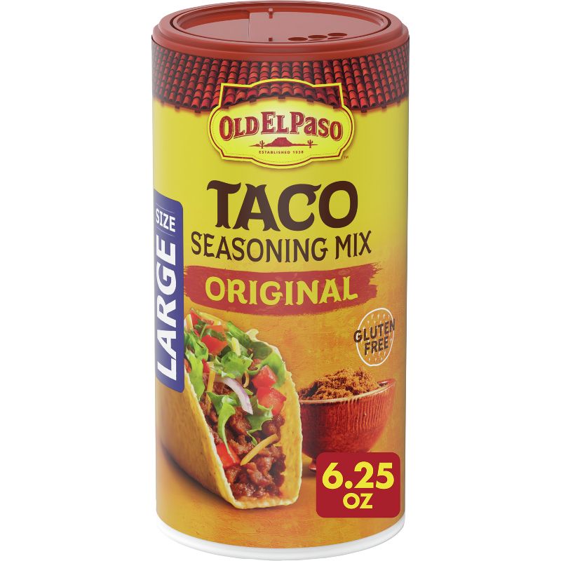 Old El Paso Gluten Free Taco Seasoning Mix Original - 6.25oz, 1 of 11