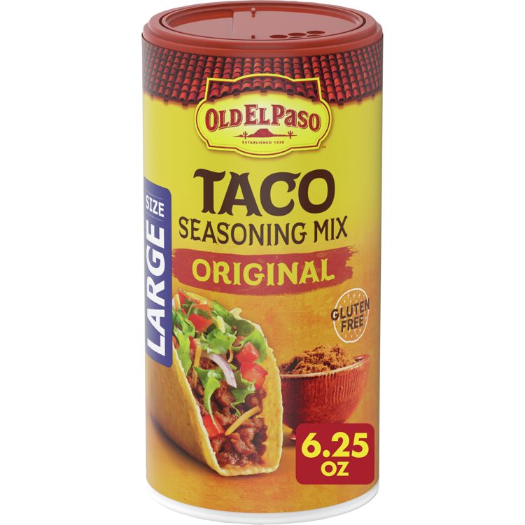 Old El Paso Gluten Free Taco Seasoning Mix Original - 6.25oz, 1 of 8