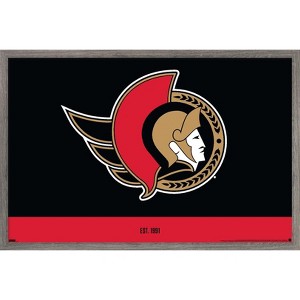 Trends International NHL Ottawa Senators - Logo 21 Framed Wall Poster Prints - 1 of 4