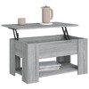 vidaXL Coffee Table Gray Sonoma 31.1"x19.3"x16.1" Engineered Wood - 4 of 4