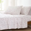Lush Décor King 4pc Peony Toile Cotton Sheet Set Peach - 4 of 4