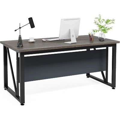 Tribesigns Executive Computer Desk with Lateral File Cabinet