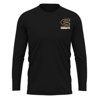 Emporia State University Adult Sport Long Sleeve Left Chest Logo, Athletic Heather