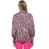 Women's ABSTRACT PRINT POCKET BUTTON DOWN SHIRT - Fate - image 2 of 3