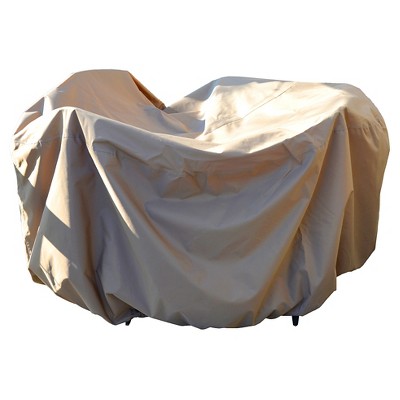 All-Weather Protective Cover for 54" Round Table And Chairs With Umbrella Hole - Island Umbrella