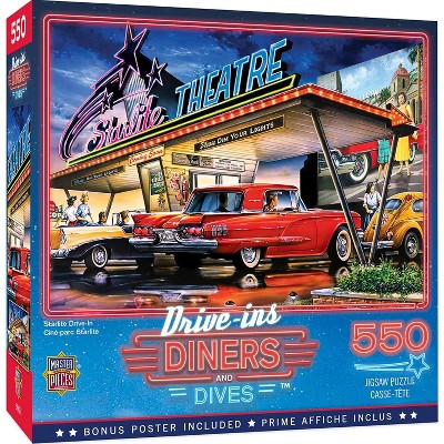 MasterPieces Inc Starlite Drive-In 550 Piece Jigsaw Puzzle