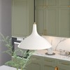 Hudson and Canal 14" Wide Pendant with Metal Shade - 2 of 4