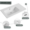 Bencmate Bathroom Storage Cabinets, Bathroom Vanity, 36 Inch Bathroom Vanity with Sink, Wall-Mounted Bathroom Sink Cabinet with Soft-Close Cabinet - 3 of 4