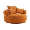Anybear Chenille Sponge Single Sofa, Fluffy Modern Sleeper Chair for Living room, Bedroom, No Assembly Required - 3 of 4
