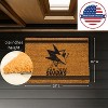 Evergreen San Jose Sharks Logo Natural Coir 28 x 16 Inches Indoor Outdoor Doormat - 2 of 4