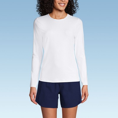 Lands' End Women's Long Sleeve Relaxed UPF 50 Rash Guard