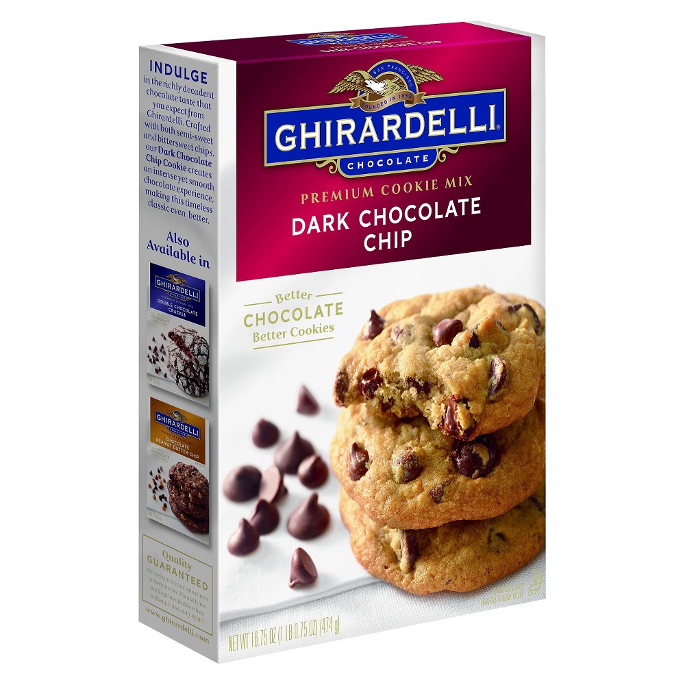 UPC 041449470290 product image for Ghirardelli Dark Chocolate Chip Premium Cookie Mix - 16.75oz | upcitemdb.com