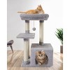 Cute Cat Tree Kitten Cat Tower for Indoor Cat Condo Sisal Scratching Posts - 2 of 4