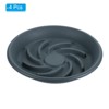 Unique Bargains Home Garden Office PP Resin Plant Saucer 4 Pcs - 3 of 4