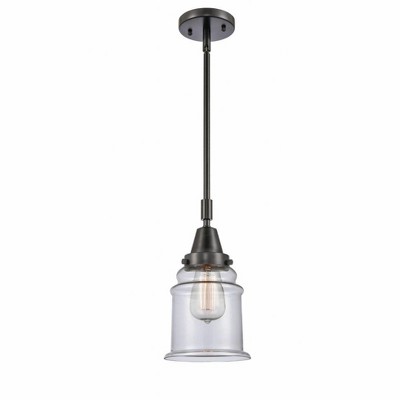 Canton - 1 Light Stem Hung Mini Pendant In Industrial Style-11.13 Inches Tall and 6.5 Inches Wide