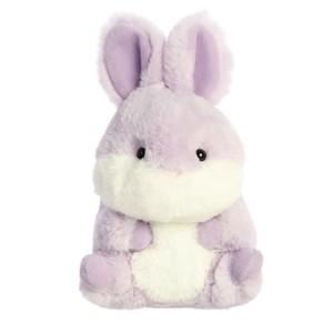 Aurora Mini Bunny Lavender Rolly Pet Playful Stuffed Animal 5" - 1 of 4
