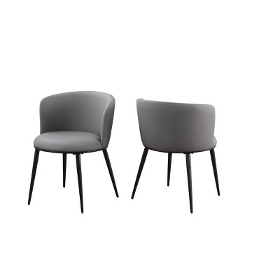 Brassex Set of 2 Ariel Dining Chairs