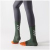 Anna-Kaci Unisex Athletic Crew Socks Two-Pack with Colorblock Design and Arch Compression Support - 4 of 4