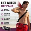 Kemp Lifeguard Fanny Pack/Hip Pack with GUARD Logo - Water-Resistant and Durable Waist Bag for Medical Supplies & Lifeguard Gear - Red - 2 of 4