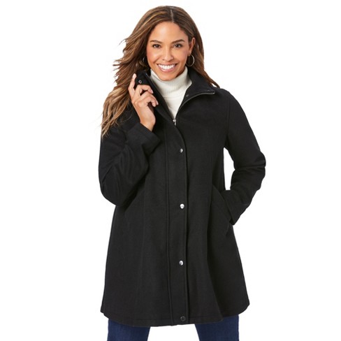 Jessica London Women's Plus Size A-line Coat : Target