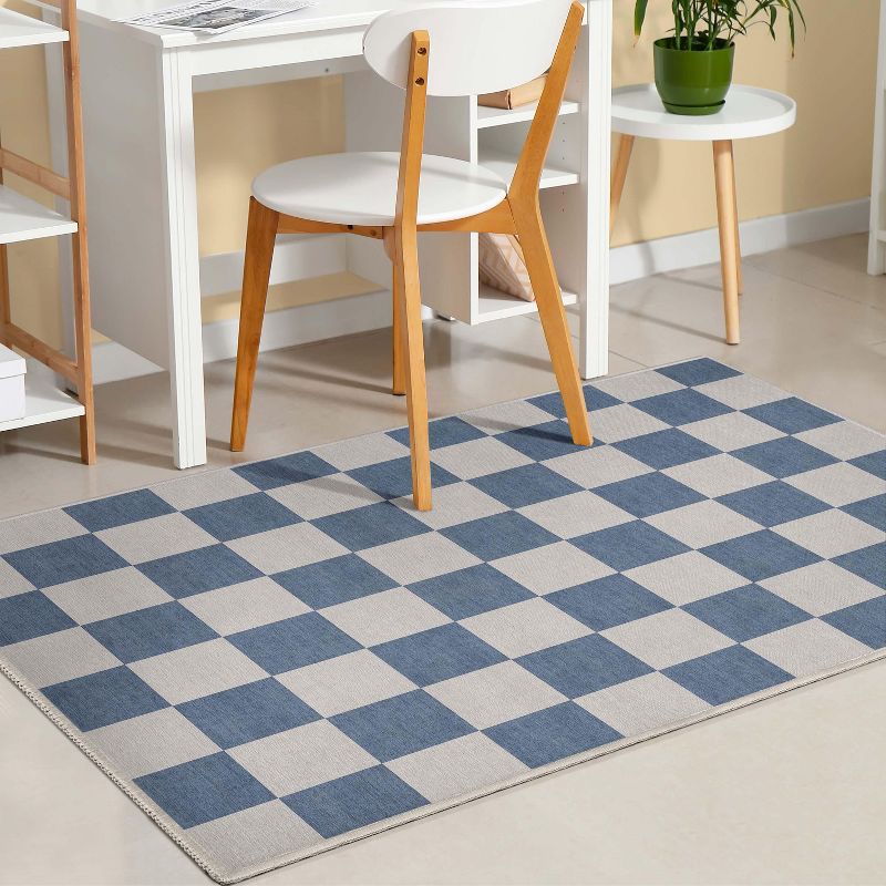 Well Woven Apollo Flatwoven Modern Squares Area Rug, 3 of 8