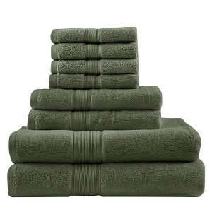 BAGOKIE 8pc 800GSM Cotton Towel Set - 1 of 4
