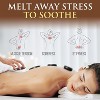 SereneLife Portable Hot Stone Massage System - Digital Temperature Control, 12 Basalt Stones - 4 of 4