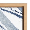 Kate & Laurel All Things Decor 31.5"x41.5" Sylvie Indigo Watercolor Framed Wall Art by Amy Peterson Modern Blue Abstract Wall Art - 3 of 4