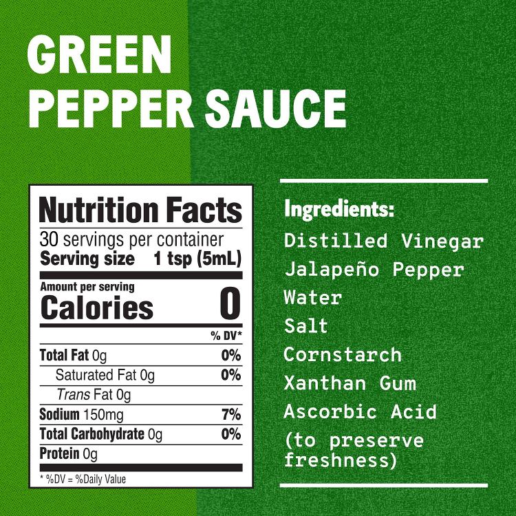 TABASCO  Green Pepper Jalapeno Sauce - 5oz, 6 of 8