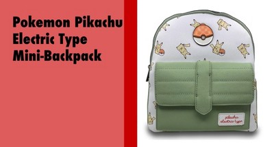 Pokemon 11 Mini Backpack - Pikachu Electric