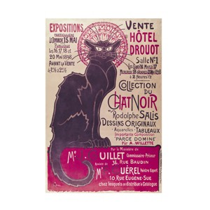Trademark Fine Art -Theophile Steinlen 'Collection du Chat Noir' Canvas Art - 1 of 4