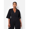 Rebdolls Women's Karma Pleated Wide Leg Jumpsuit - 3 of 4