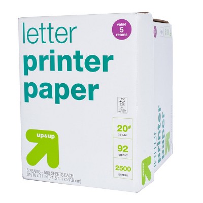 5pk 500 Sheets/Pack Letter Printer 