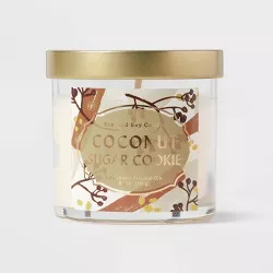 4oz Lidded Glass Jar 1-Wick Coconut Sugar Cookie Candle - Opalhouse™
