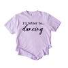 Simply Sage Market I'd Rather Be Dancing Garment Dyed Tee - 3 of 4