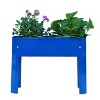 COWLOWN Gray 2-Piece Elevated Metal Garden Bed, Large Outdoor Planter for Vegetables and Flowers, Ideal for Backyard and Terrace - 2 of 4