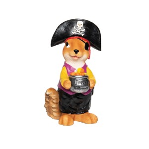 Gallerie II Pirate Squirrel Halloween Figure - 1 of 4