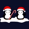 Junior's Design By Humans Christmas penguins are so cute By happinessinatee T-Shirt - 2 of 3