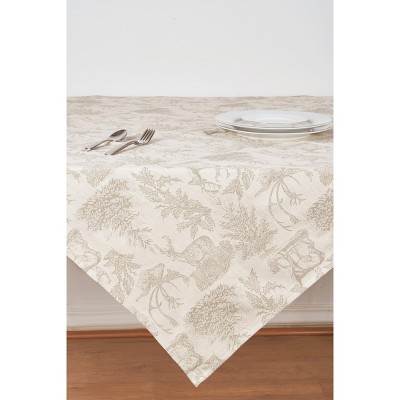 C&F Home Jacquard Stag Clay Table Topper