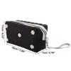 Unique Bargains Women's Portable Solid Color Faux Pearls Makeup Bag 1 Pc - 2 of 3